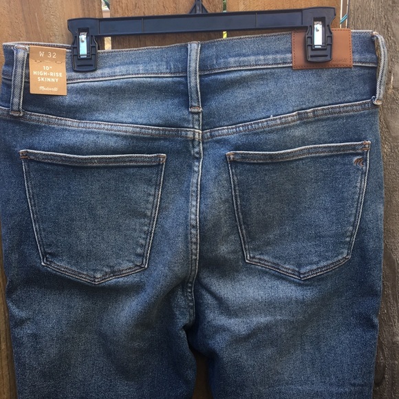 NWT Madewell 10" High-Rise Skinny Jeans in Cordova - Picture 6 of 7